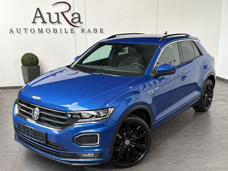 Blau Gebraucht 2020 VW T-Roc R-line SUV | 23.749 € (Fairer Preis) - Bild 1/4