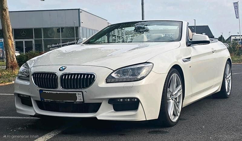 Weiß Gebraucht 2015 BMW 640 Cabriolet M Sport Cabrio | 34.750 € (Fairer Preis) - Bild 1/4