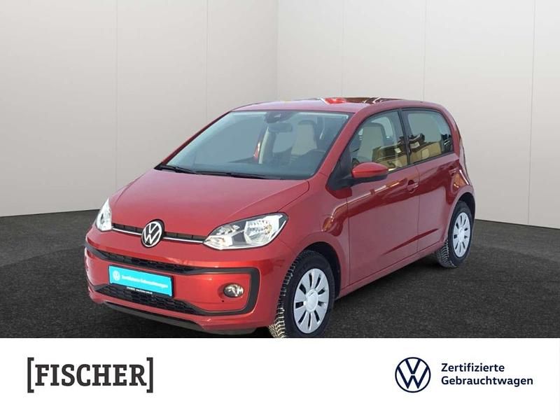 Rot Gebraucht 2021 VW up! Move Kleinwagen | 11.422 € (Guter Preis) - Bild 1/4