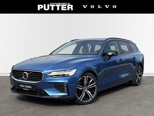 Metallic (blau Gebraucht 2020 Volvo V60 R-Design Kombi | 32.490 € (Fairer Preis) - Bild 1/4