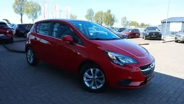 Gebraucht Opel Corsa drive 101 PS (74 kW) 2016 Rot Kleinwagen
