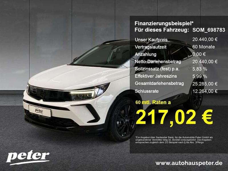 Lack weiss banquise/deckende l Gebraucht 2023 Opel Grandland X GS Line SUV | 20.440 € (Superpreis) - Bild 1/4