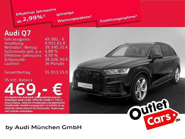 Gebraucht Audi Q7 S-Line 381 PS (280 kW) 2022 Mythosschwarz metallic SUV