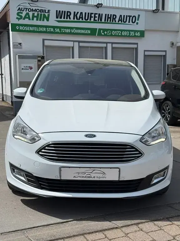 Gebraucht Ford C-MAX Titanium 150 PS (110 kW) 2017 Weiß Van / Kleinbus