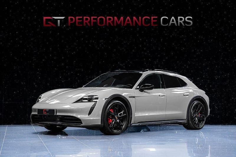 Grau Gebraucht 2021 Porsche Taycan 4S Cross Turismo Limousine | 64.990 € (Teuer) - Bild 1/3