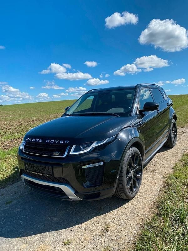 Schwarz Gebraucht 2017 Land Rover Range Rover evoque SUV | 14.000 € (Superpreis) - Bild 1/4