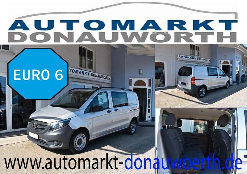 Brillantsilber Gebraucht 2021 Mercedes Vito Van / Kleinbus | 30.995 € (Superpreis) - Bild 1/4