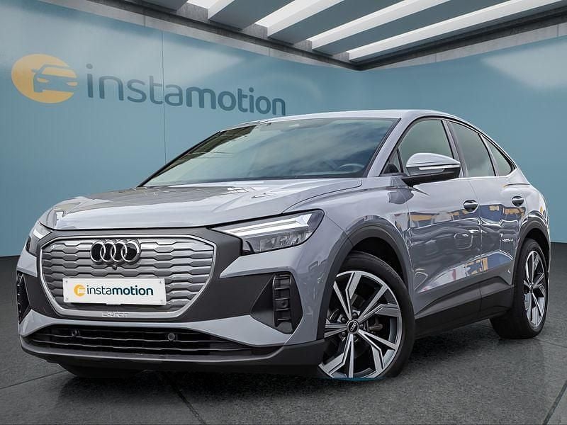 Grau Gebraucht 2022 Audi Q4 Sportback e-tron SUV | 27.599 € (Fairer Preis) - Bild 1/4