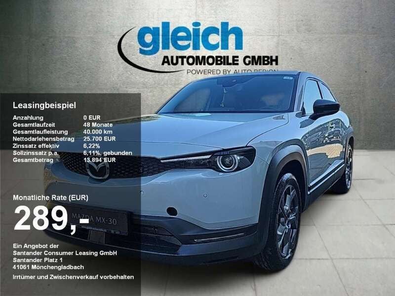 Ceramic white Gebraucht 2024 Mazda MX30 Ad'Vantage SUV | 18.890 € (Guter Preis) - Bild 1/4