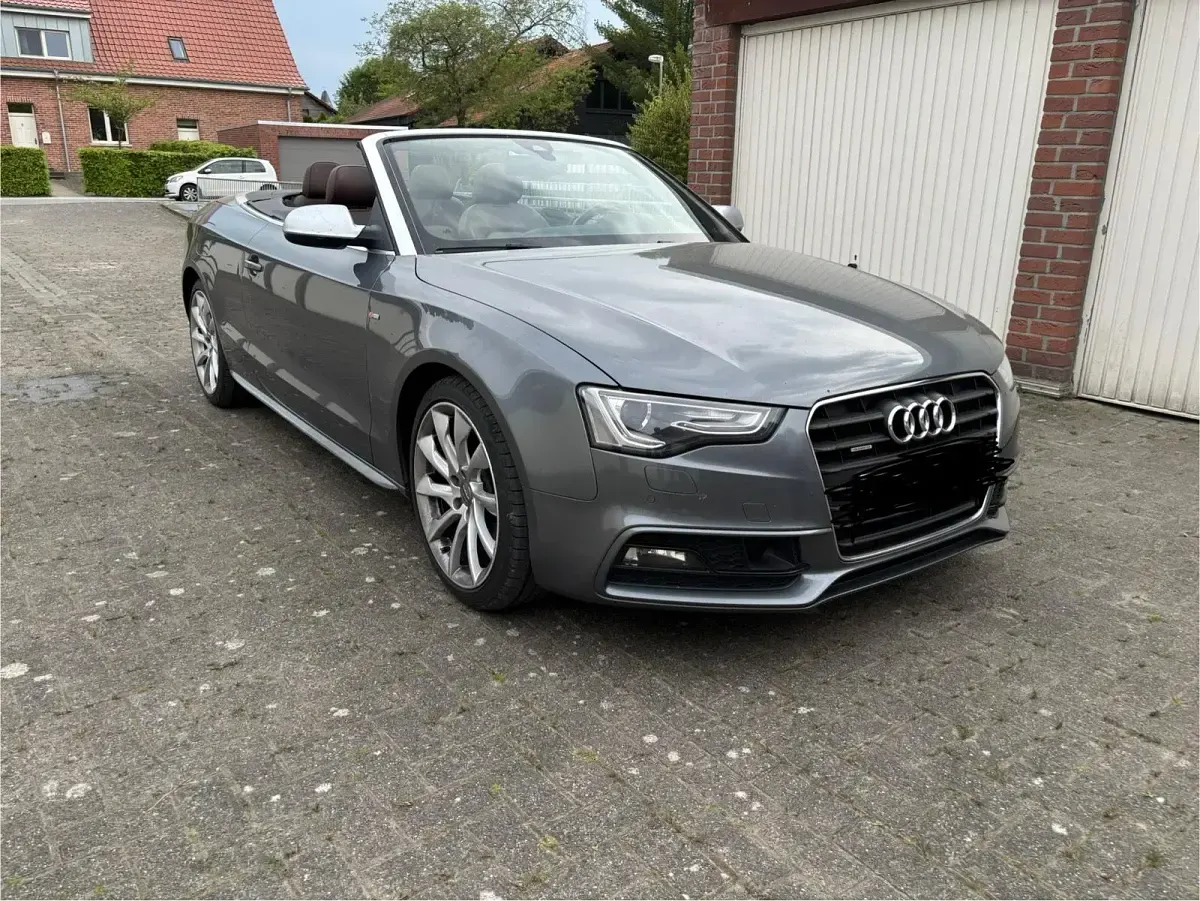 Usata Audi A5 Cabriolet S-Line 245 CV (180 kW) 2013 Grigio Cabrio