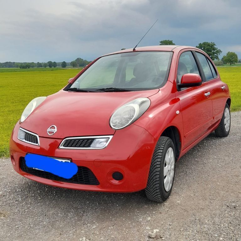 Rot Gebraucht 2009 Nissan Micra Kleinwagen | 2.600 € (Fairer Preis) - Bild 1/4
