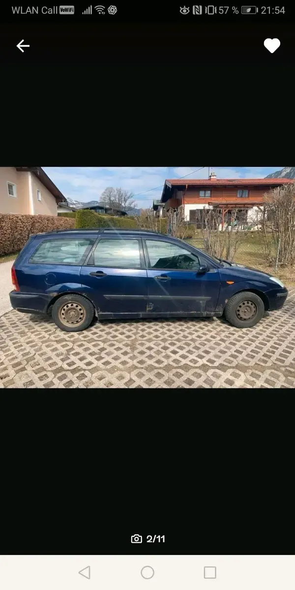 Używany Ford Focus 100 KM (73 kW) 2002 Niebieski Kombi