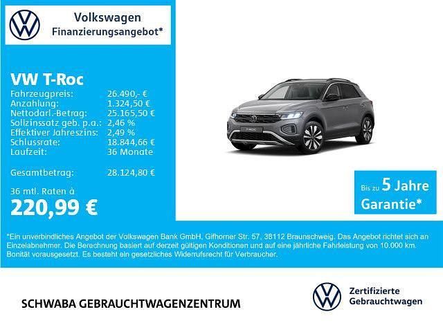 Gebraucht VW T-Roc Goal 150 PS (110 kW) 2025 Grau SUV