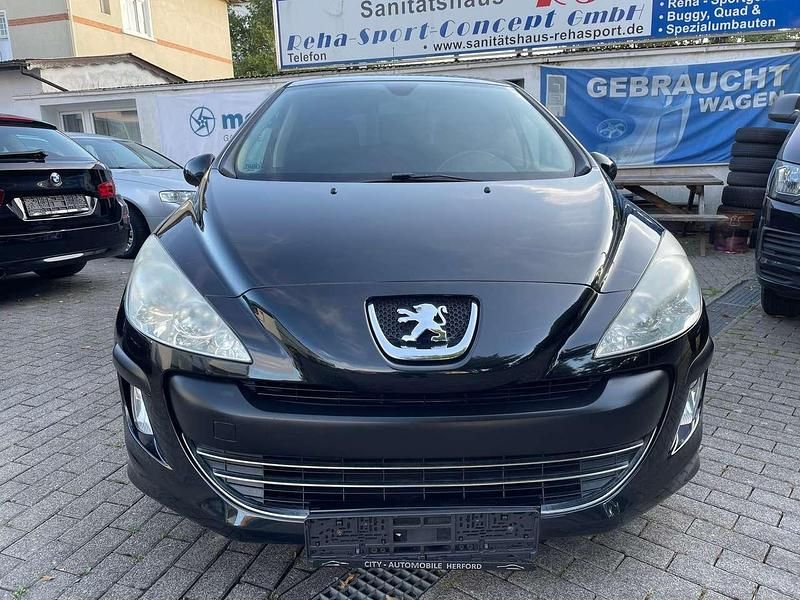 Lackierung schwarz perla Gebraucht 2009 Peugeot 308 Tendance Limousine | 2.200 € - Bild 1/4