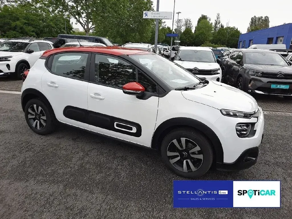 Gebraucht Citroën C3 Shine 82 PS (60 kW) 2021 Weiß Kleinwagen