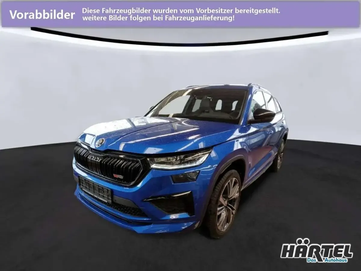 Gebraucht Skoda Kodiaq RS 245 PS (180 kW) 2023 Raceblau (blue), metallic SUV