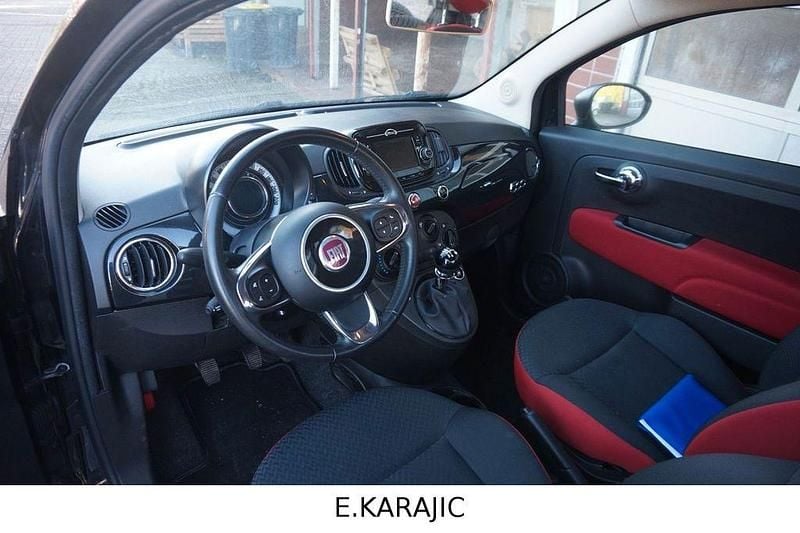 Gebraucht Fiat 500 Pop Star 69 PS (50 kW) 2018 Schwarz Kleinwagen