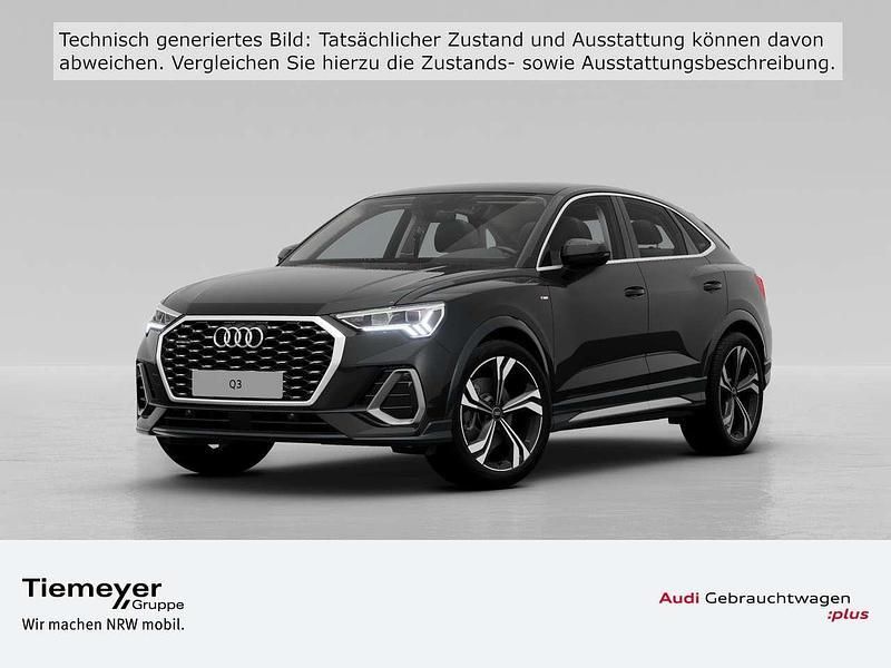 Mythosschwarz metallic Gebraucht 2022 Audi Q3 S-Line SUV | 43.880 € (Teuer) - Bild 1/4