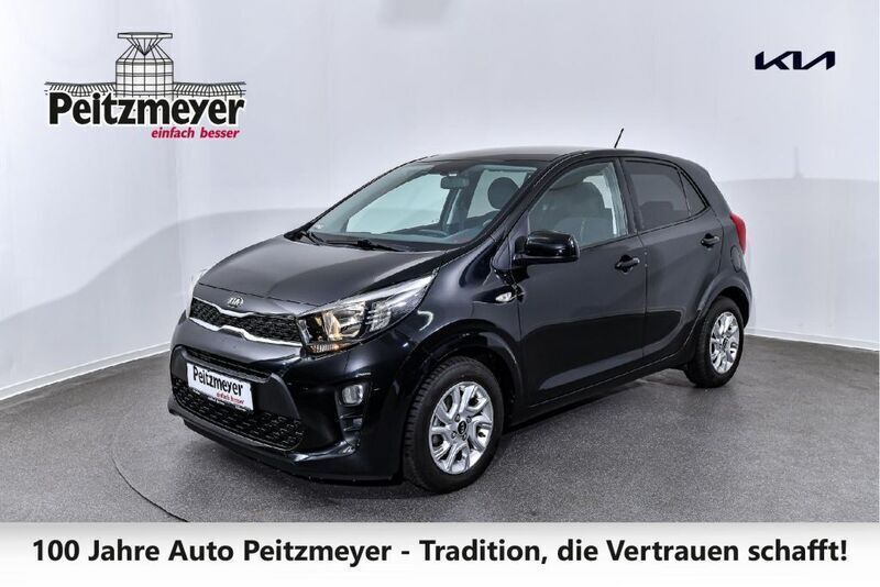 Schwarz Gebraucht 2020 Kia Picanto DREAM-TEAM Edition Kleinwagen | 10.990 € (Fairer Preis) - Bild 1/4