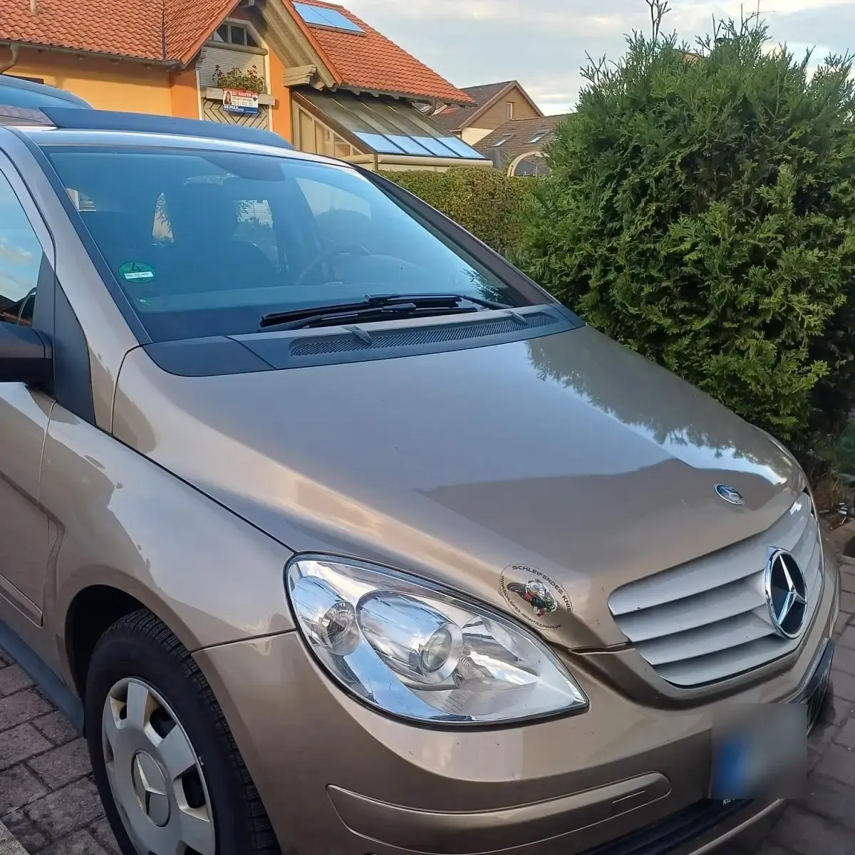 Gebraucht Mercedes B170 2006 Gelb Van / Kleinbus