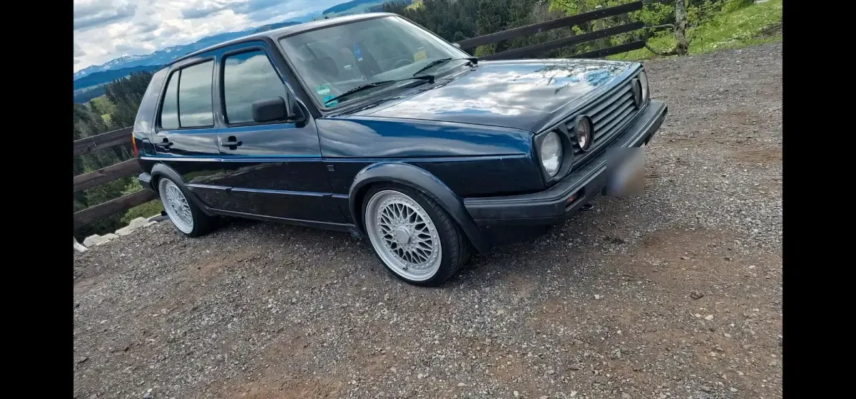 Gebraucht VW Golf II 70 PS (51 kW) 1990 Blau Kleinwagen