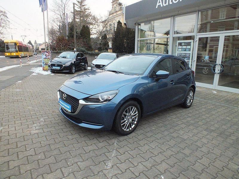 Gebraucht Mazda 2 Kizoku 90 PS (66 kW) 2021 Turmalinblau metallic (metallic) Kleinwagen