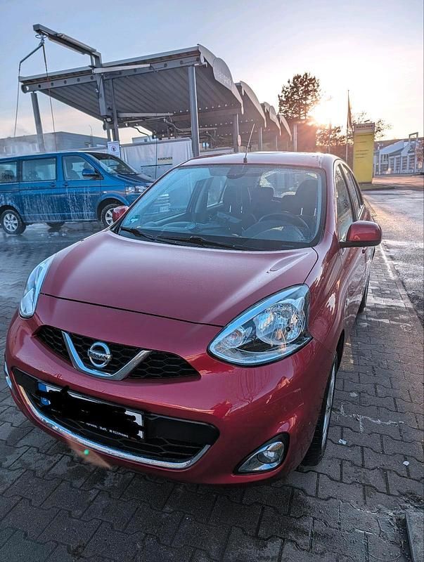 Gebraucht Nissan Micra Acenta 80 PS (58 kW) 2014 Rot Kleinwagen