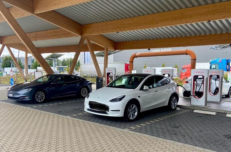 Gebraucht Tesla Model Y 2023 Weiß SUV