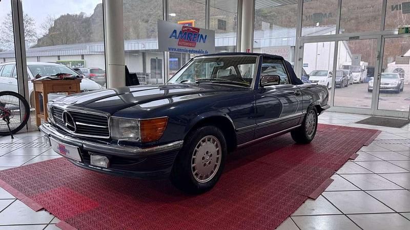 Usata Mercedes SL300 188 CV (138 kW) 1985 Blu Cabrio