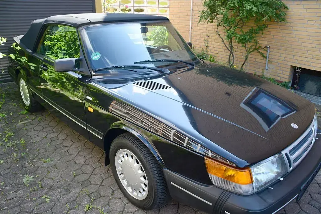 Brugt Saab 900 Cabriolet 126 HK (92 kW) 1990 Sort Cabriolet