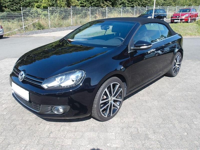 Schwarz Gebraucht 2013 VW Golf Cabriolet Cabrio | 11.980 € (Fairer Preis) - Bild 1/4