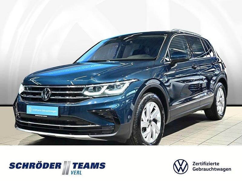 Blau Gebraucht 2023 VW Tiguan Elegance SUV | 32.890 € (Fairer Preis) - Bild 1/4