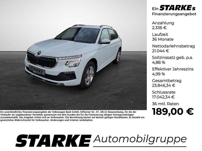 Weiß Gebraucht 2025 Skoda Kamiq Selection SUV | 22.930 € (Fairer Preis) - Bild 1/4