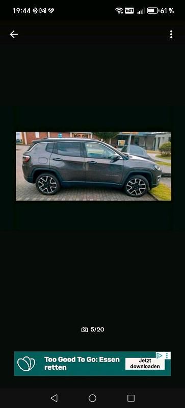 Gebraucht Jeep Compass 170 PS (125 kW) 2019 Grau SUV