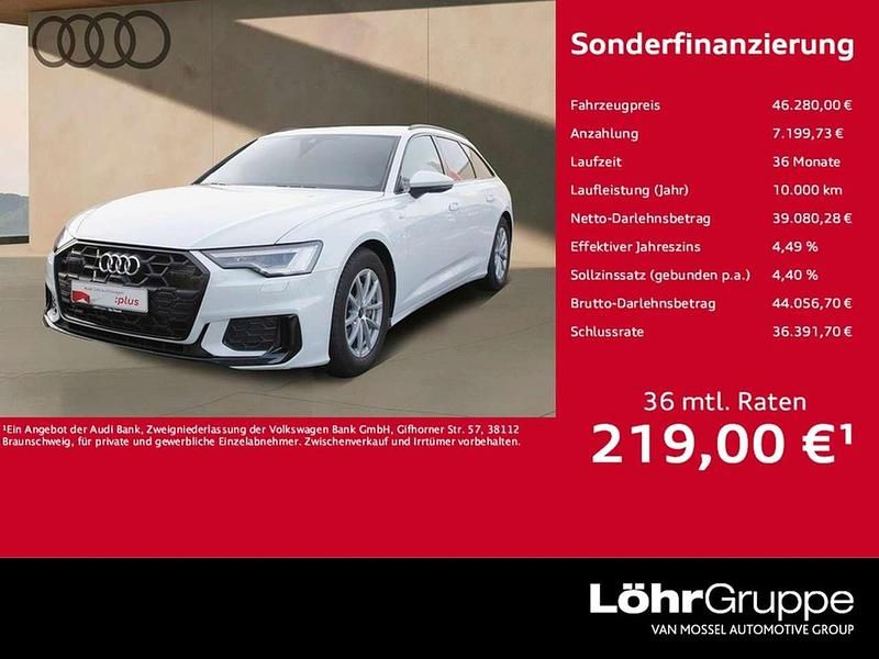 Gebraucht Audi A6 S-Line 204 PS (150 kW) 2025 Gletscherweiß metallic Kombi