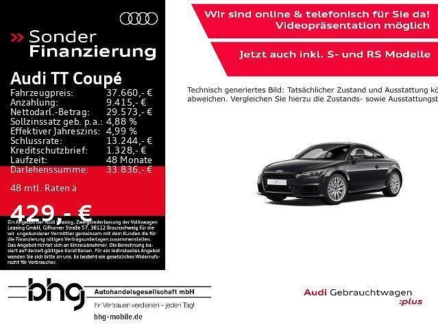 Schwarz Gebraucht 2021 Audi TT S-Line Coupé | 37.660 € (Fairer Preis) - Bild 1/4