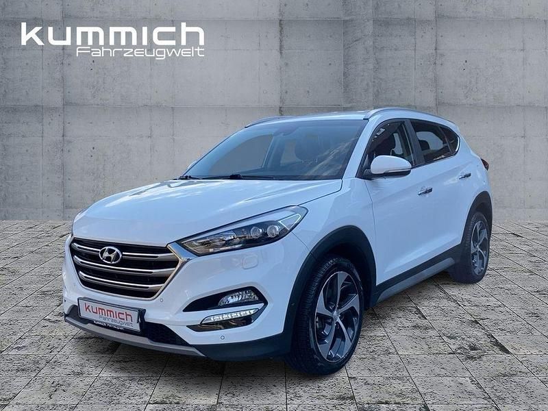 Weiß Gebraucht 2017 Hyundai Tucson Premium SUV | 20.900 € (Etwas zu teuer) - Bild 1/4