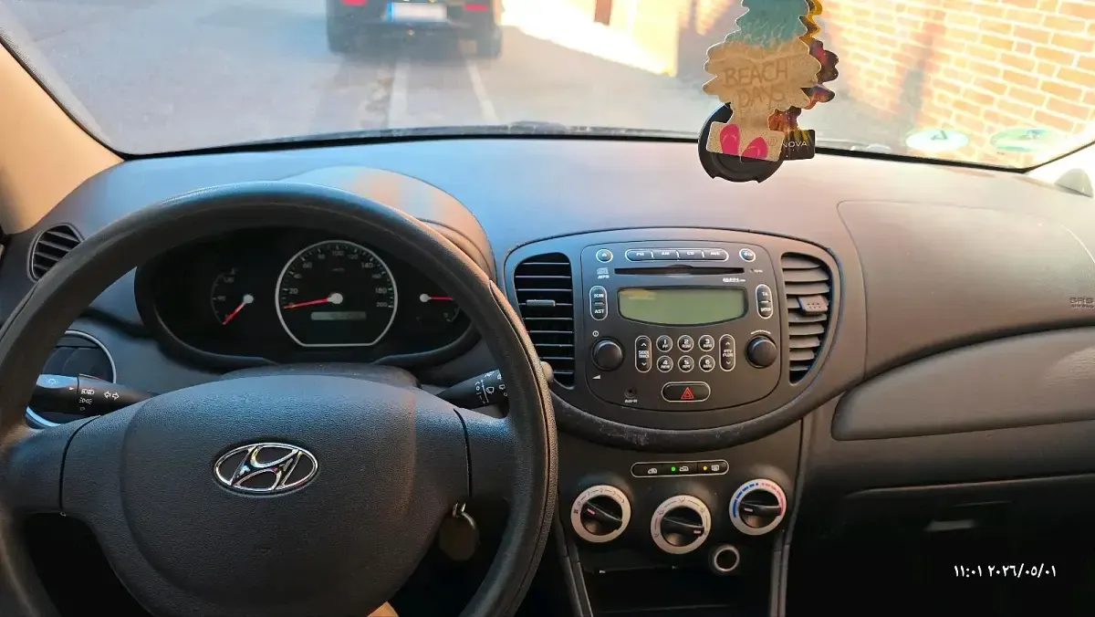 Gebraucht Hyundai i10 66 PS (48 kW) 2008 Schwarz Kleinwagen