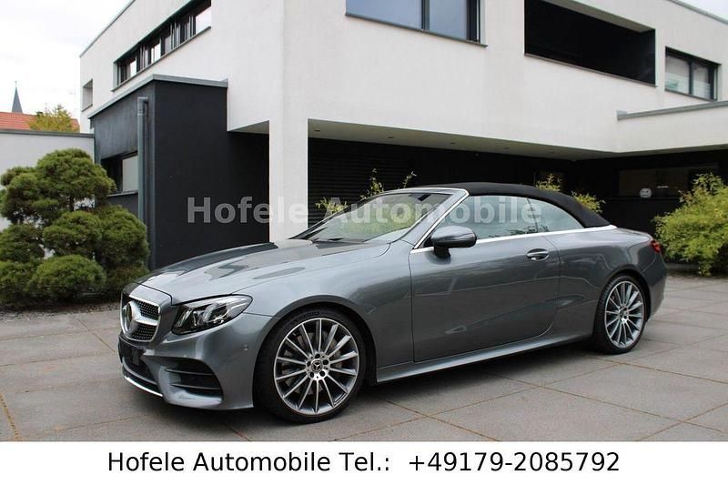 Grau Gebraucht 2019 Mercedes E300 AMG Cabrio | 36.950 € (Guter Preis) - Bild 1/4