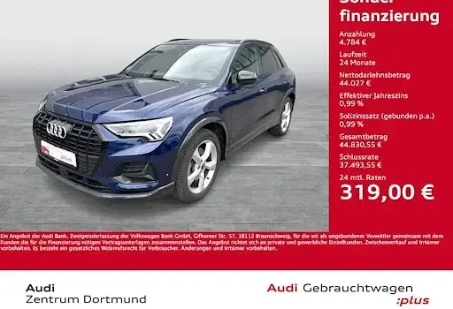 Gebraucht Audi Q3 Advanced Plus 245 PS (180 kW) 2025 Blau SUV