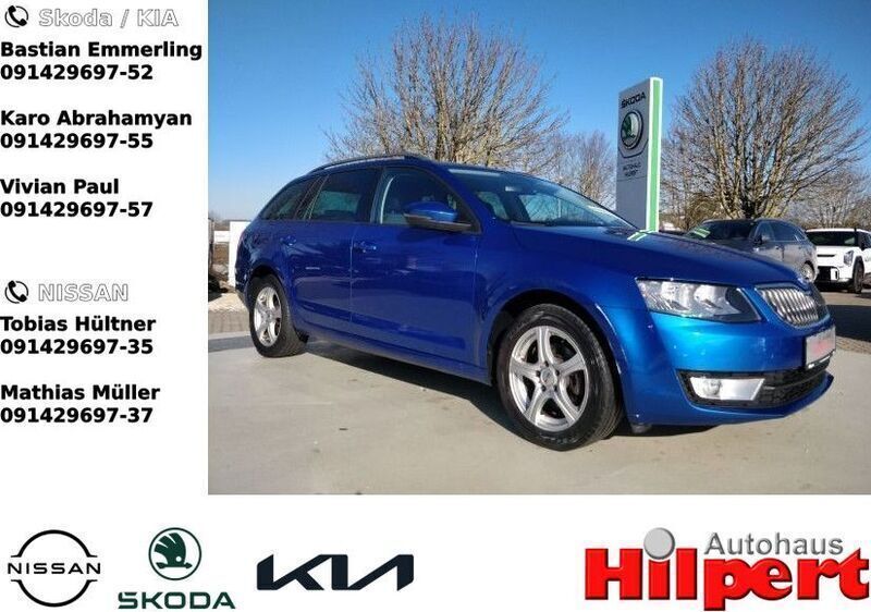 Blau Gebraucht 2014 Skoda Octavia Ambition Kombi | 6.940 € (Fairer Preis) - Bild 1/4