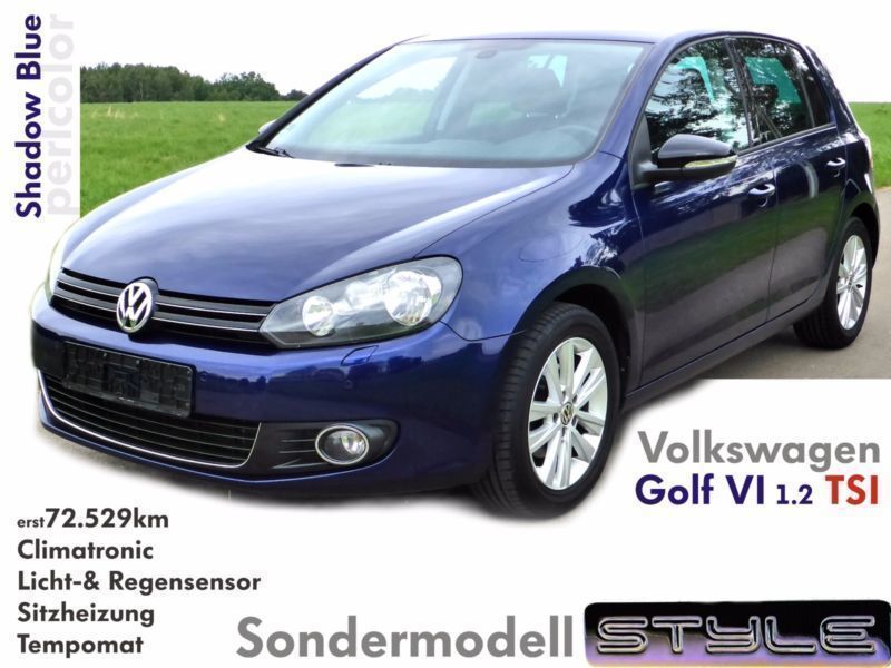Verkauft VW Golf VI 1.2 TSI Style 2.Ha., gebraucht 2012, 72.529 km in Göhren