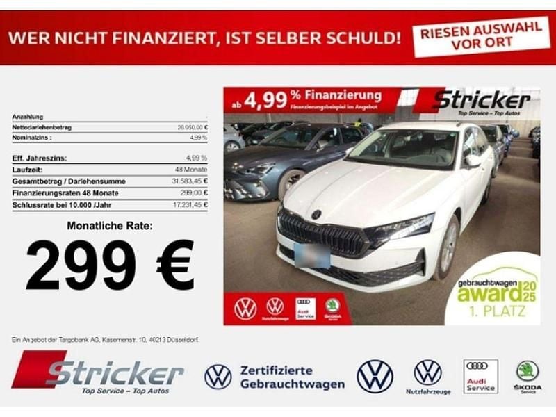 Gebraucht Skoda Octavia Selection 150 PS (110 kW) 2024 Moonweiß perleffekt (metallic) Kombi