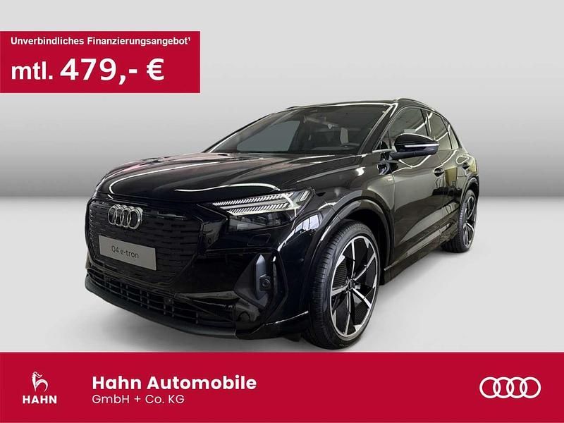 Mythosschwarz metallic Neu 2025 Audi Q4 e-tron Sport SUV | 51.950 € (Teuer) - Bild 1/4