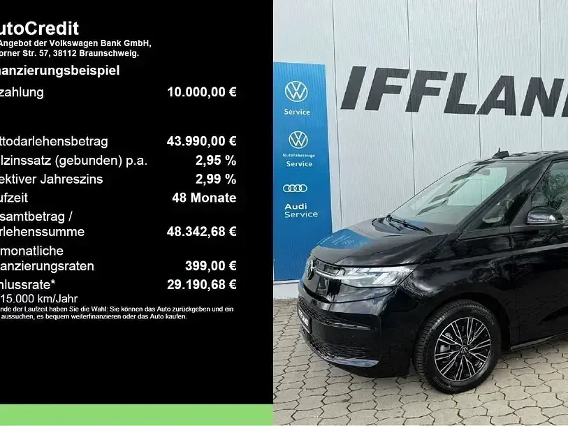 Occasion VW Multivan Life 150 ch (110 kW) 2025 Noir Monospace