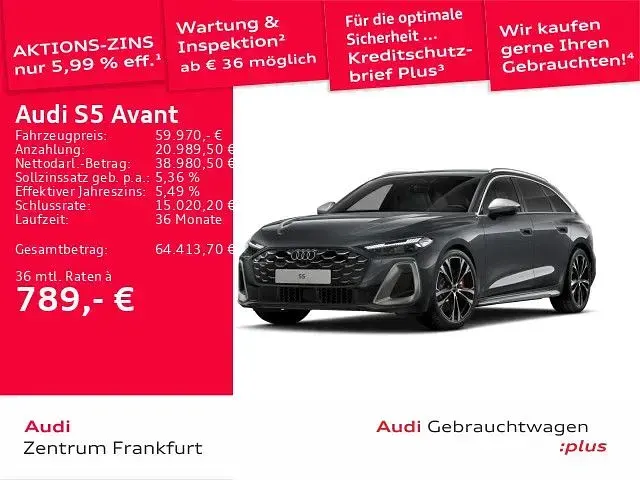 Gebraucht Audi S5 Sport 367 PS (269 kW) 2024 Grau Kombi