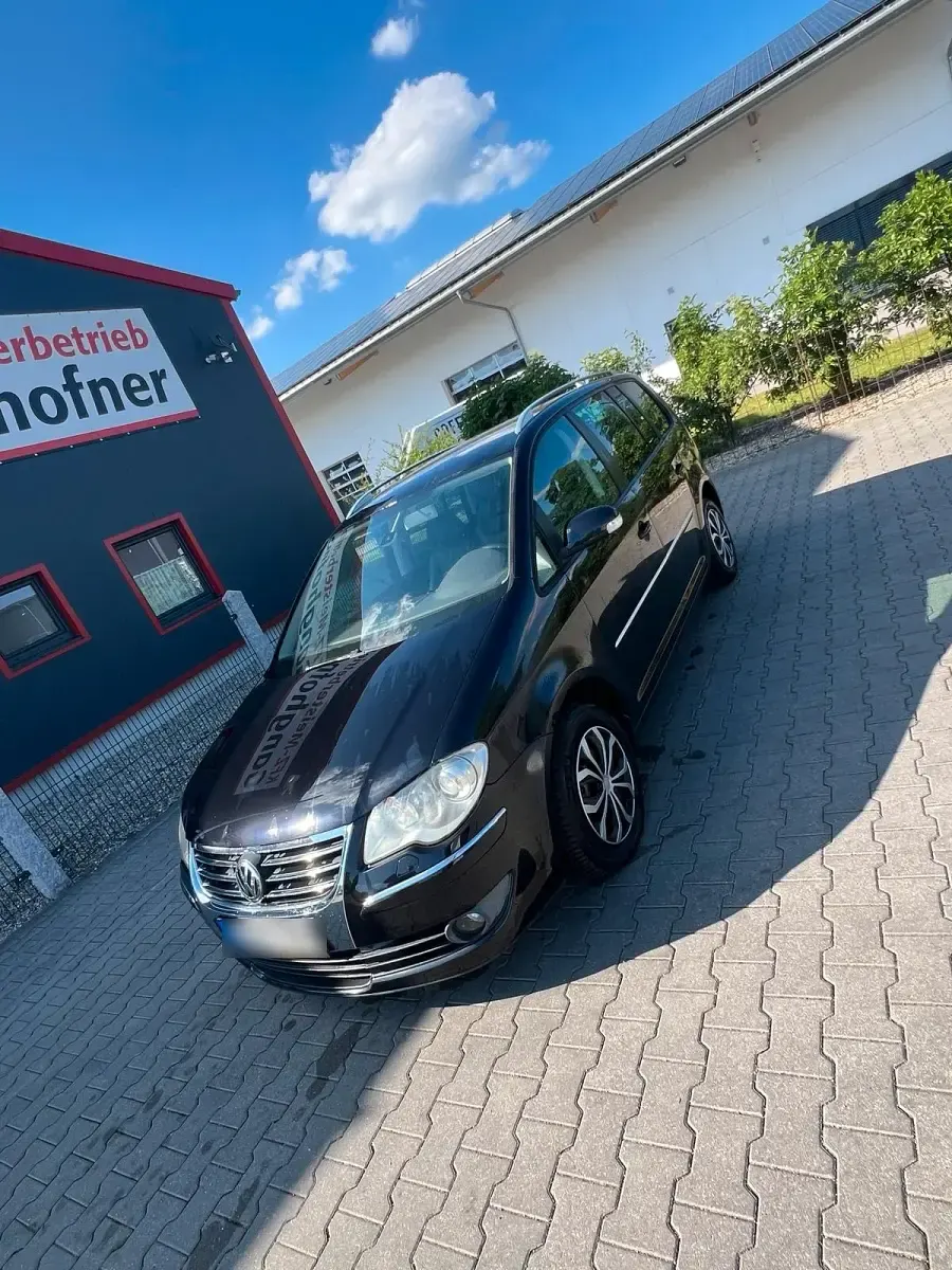 Gebraucht VW Touran 105 PS (77 kW) 2007 Schwarz Van / Kleinbus