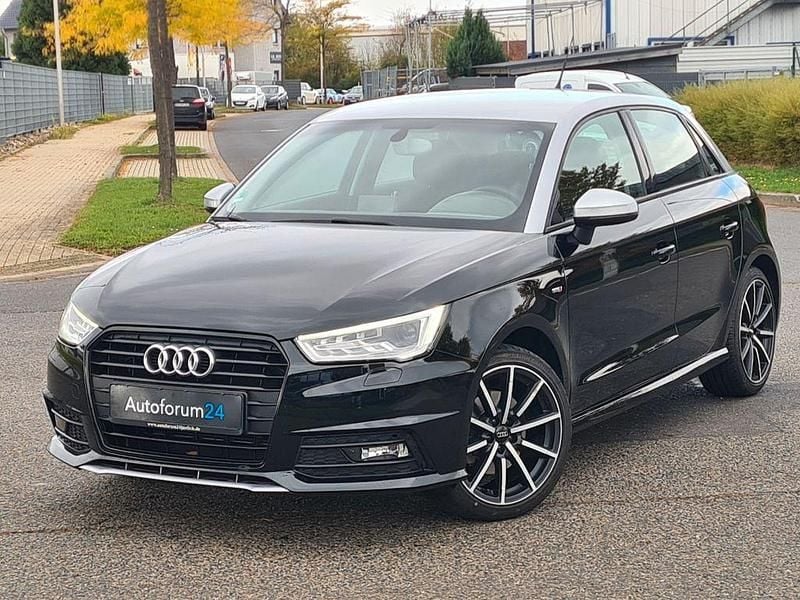 Schwarz Gebraucht 2018 Audi A1 Sportback S-Line Kleinwagen | 15.999 € (Fairer Preis) - Bild 1/4