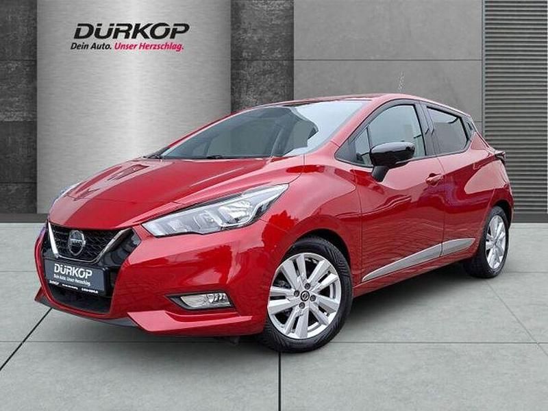 Rot Gebraucht 2019 Nissan Micra N-Connecta Kleinwagen | 13.440 € (Fairer Preis) - Bild 1/4