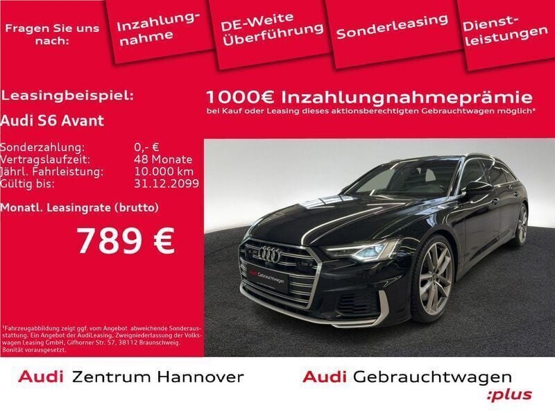 Schwarz Gebraucht 2021 Audi S6 Ambiente Kombi | 53.450 € (Fairer Preis) - Bild 1/4